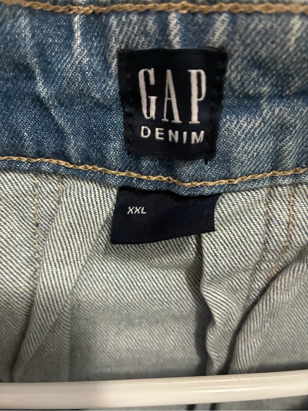 GAP Light Blue Denim Pleated Skirt for girl